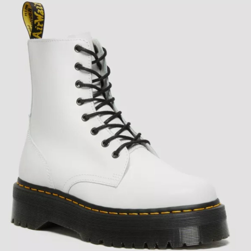 Dr. Martens JADON BOOT SMOOTH LEATHER PLATFORMS US Size 6/EU 37